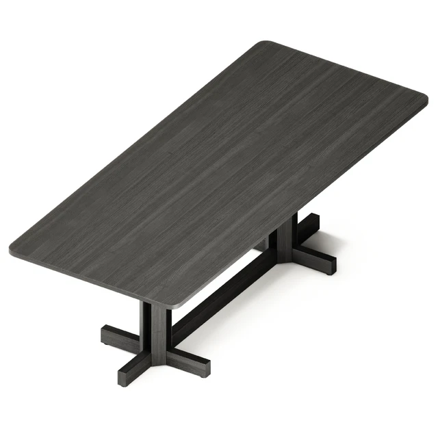 Kettal ALTAR Rectangular wooden dining table — Descargar