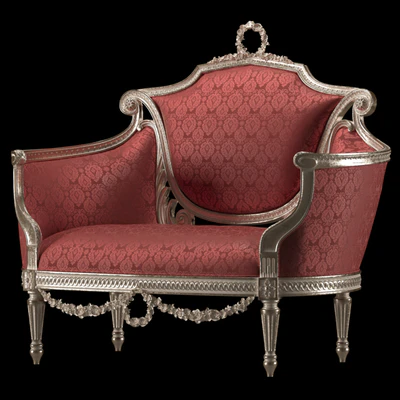 kosovart rococo armchair — Ver 6