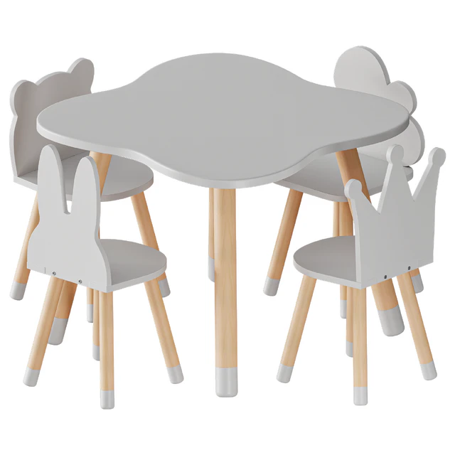 FUN Wooden Kids Table and Chairs Set — Download