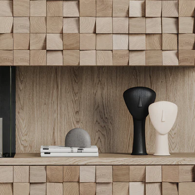 Decorative wall with EcoSmart Fire 2 fireplace — Ver 4