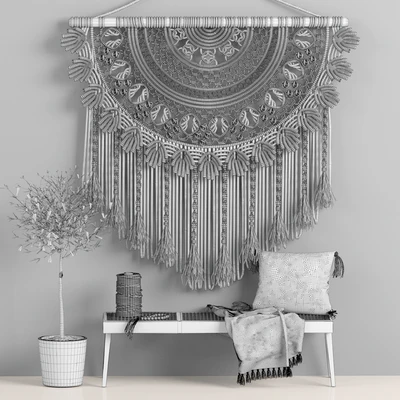 macrame decor set 10 — Вид 7