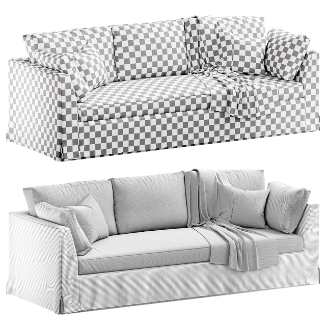 Lulu and Georgia "Coen Slipcover Sofa" — Скачать