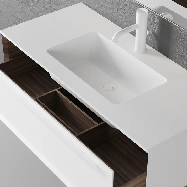 Falper 7.0 | Wall-mounted vanity unit with drawers — Descargar