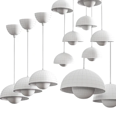 FlowerPot VP1 pendant BY VERNER PANTON — Ver 2