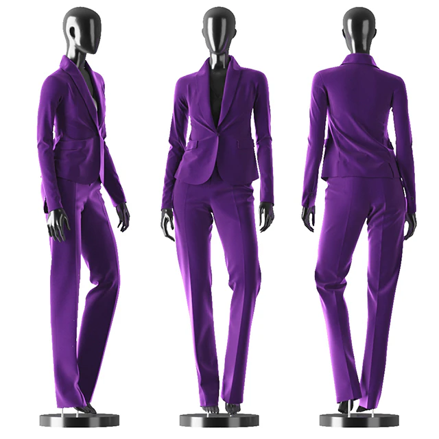 Woman Purple Suit — Скачать