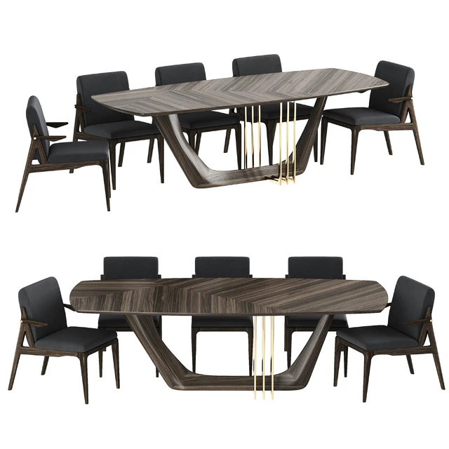 TABLE + CHAIRS BY ARCHMEBEL — Descargar