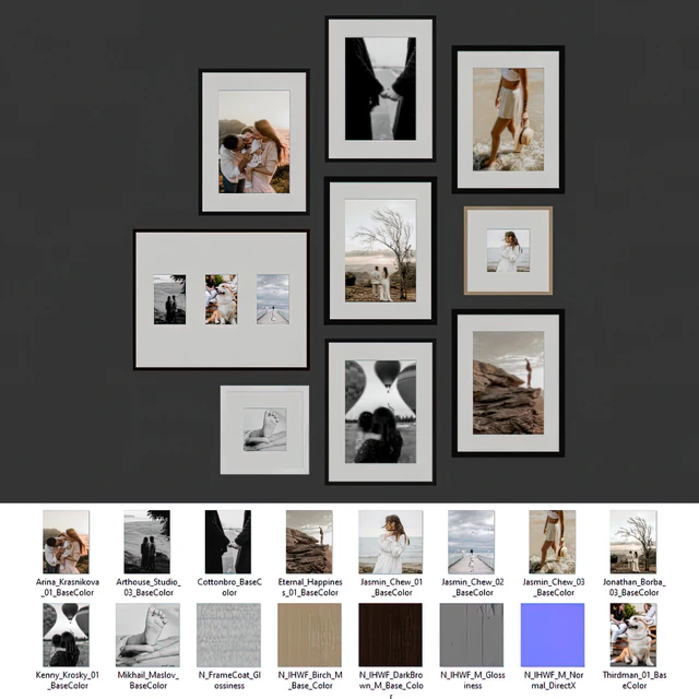 Family photo wall — Descargar