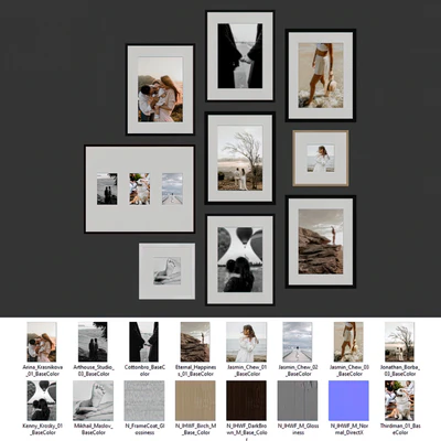 Family photo wall — Ver 5
