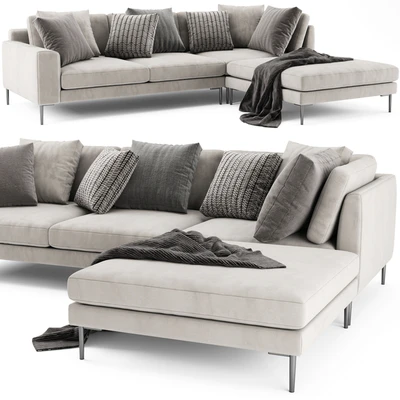 West Elm Harper With Ottoman — Ver 4