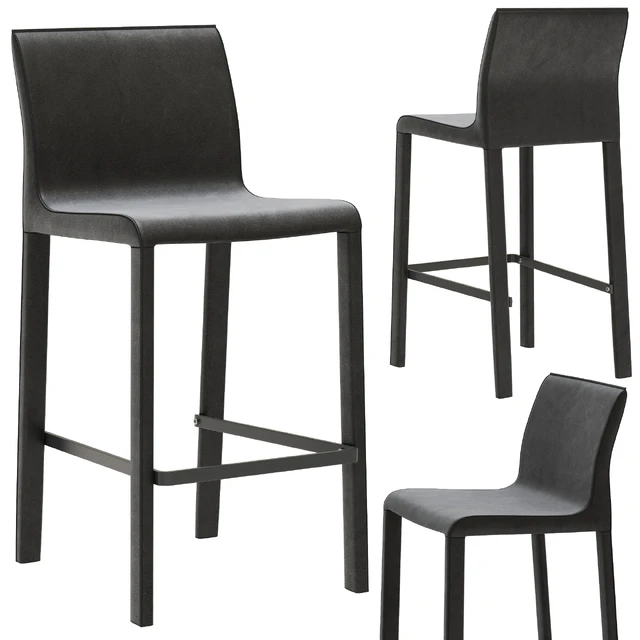 Coco Republic Brera Leather Barstool — Descargar