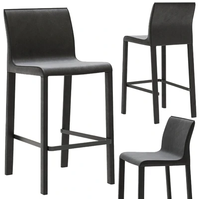Coco Republic Brera Leather Barstool — Ver 1