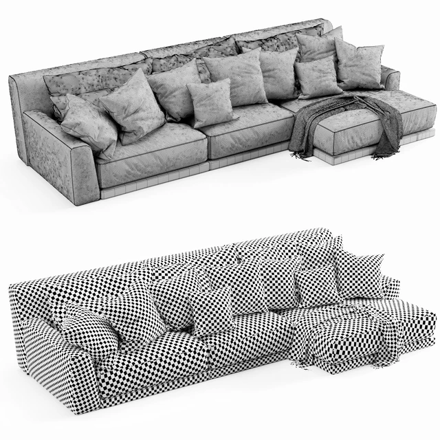 Poliform PARIS SEOUL Chaise Lounge — Descargar