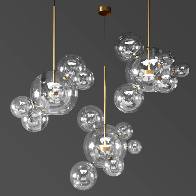 Suspenting lamps giopato & coombes bolle bls 6 lamp — Descargar