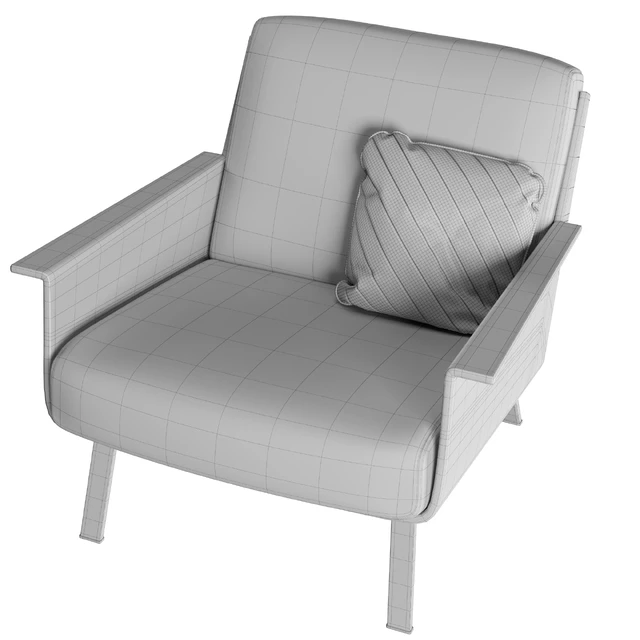 Minotti Daiki  Armchair — Скачать