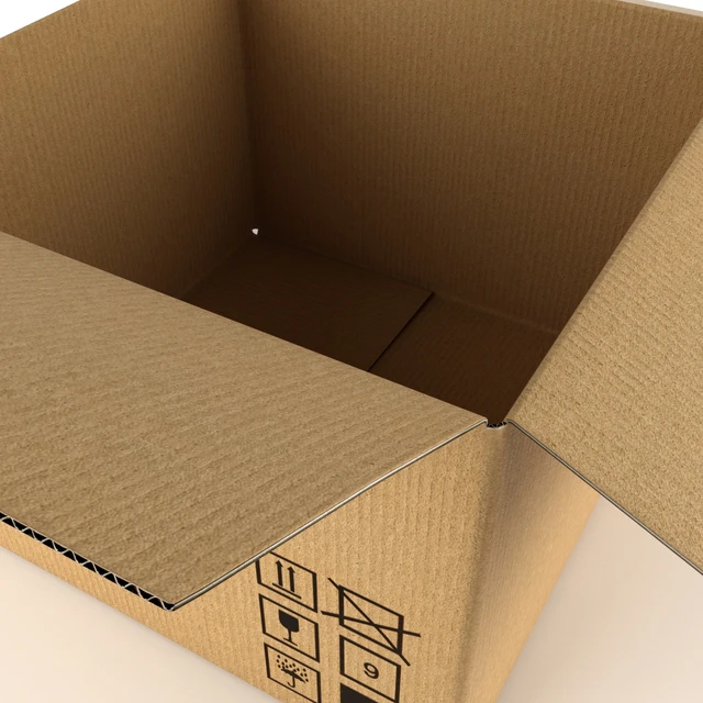 Картонная коробка / Cardboard box — Скачать