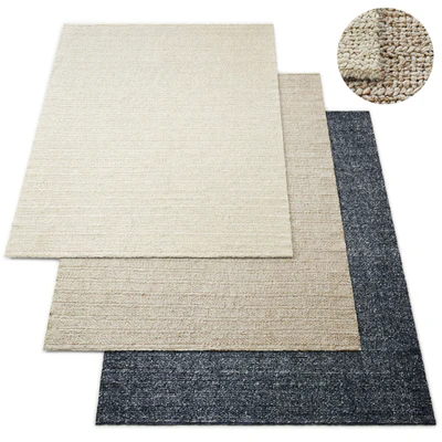 RH Bandera Braided Handwoven Wool Rug Collection — Ver 1