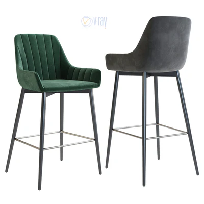 Bar chair, semi-bar Hamburg, Mint, Dylan — Ver 4