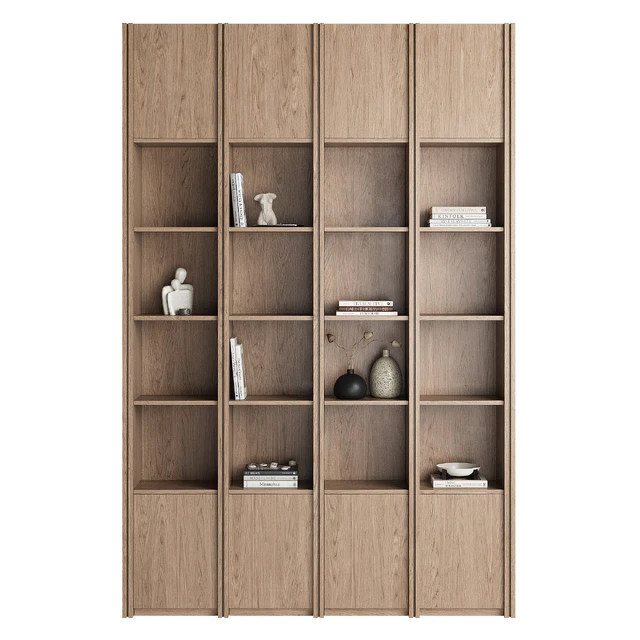 Built-in bookshelf 002 KM — Descargar