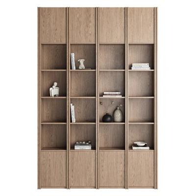 Built-in bookshelf 002 KM — Ver 5