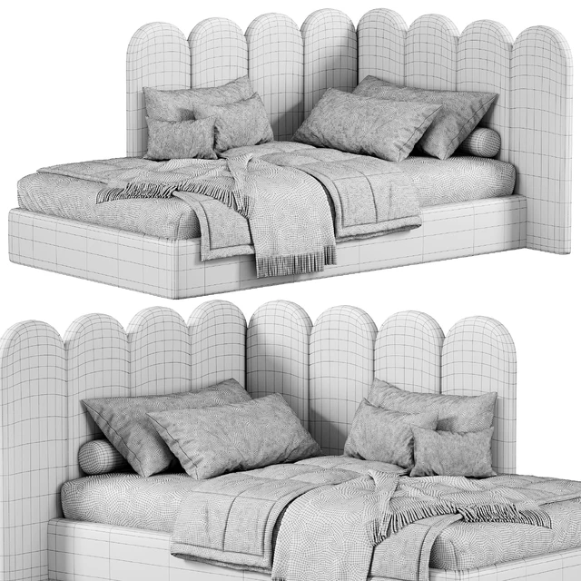 Soft Panels 3D Kids Bed by Livemaster — Descargar