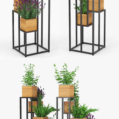 Quadrant Plant Stand — Вид 3
