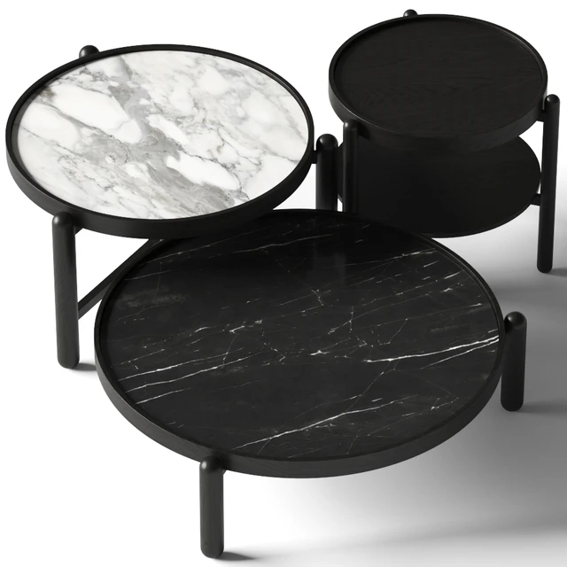 Meridiani Vittorio Coffee & Side Tables — Скачать