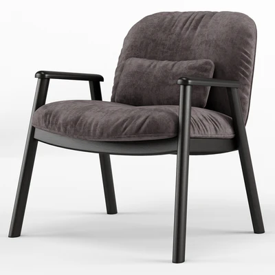 Baltimora velvet armchair - Calligaris — Вид 3