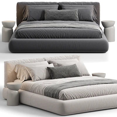 Italian minimalist bed — Ver 4
