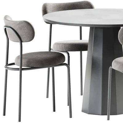 Dix Table and Loop Chair by Connubia — View 6