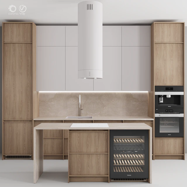 Kitchen №121 "Wood and Sand" — Descargar