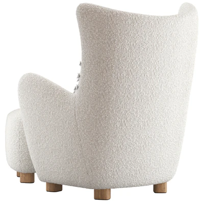 CB2 Bozzi Lounge Chair and Ottoman — Вид 5