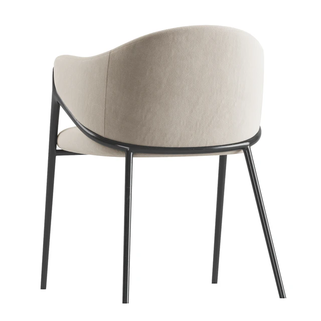 Richmond Gwen Chair Khaki Velvet — Descargar