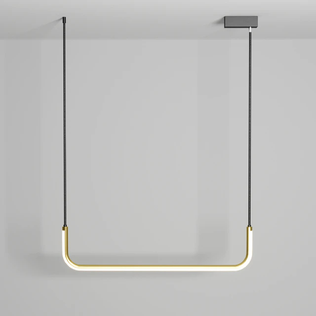LED Pendant Light Modern Nordic Black Gold — Descargar