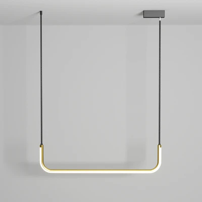 LED Pendant Light Modern Nordic Black Gold — Ver 4