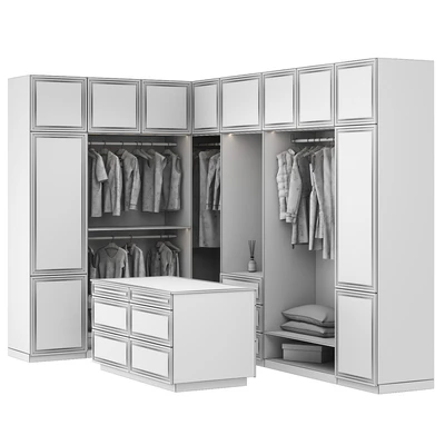 Dressing room with island — Ver 6