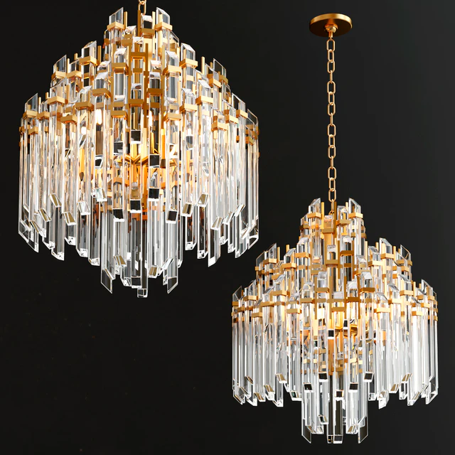 ADELE Four Tier Waterfall Chandelier — Скачать