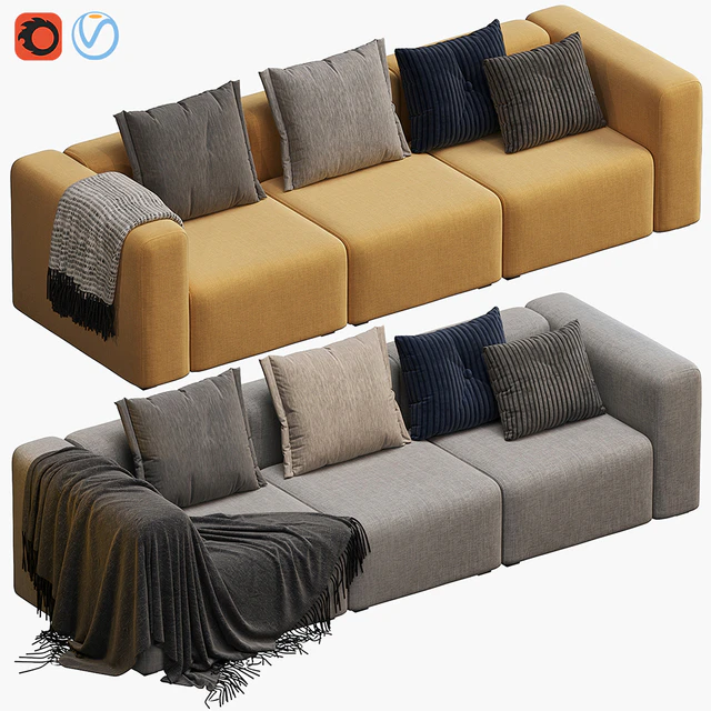 Hay Mags 3 Seater Combination 1 — Descargar