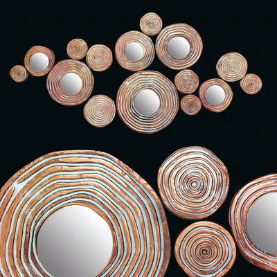 MOE'S CIRCLE CLUSTER GOLD WALL DECOR — Ver 1