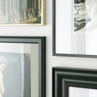 A set of paintings in classical frames — Ver 5