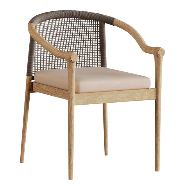Wooden Outdoor Dining Sets Round Dining Table with 5 Chairs — Descargar