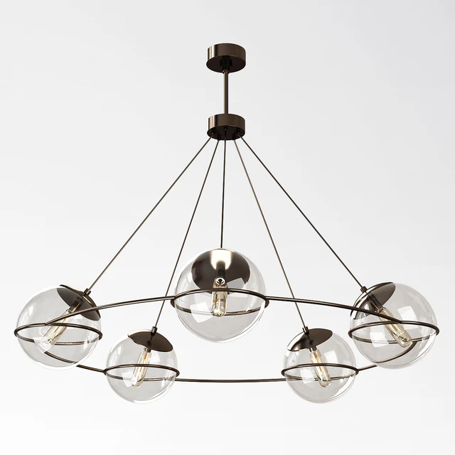 Hathoway 5-Light Wagon Wheel Chandelier — Descargar