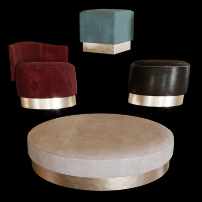 Baxter pouf set — Вид 1