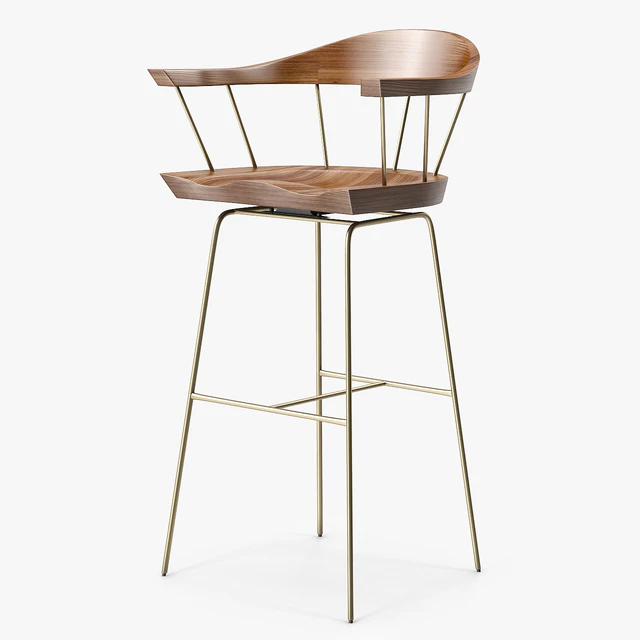 BassamFellows Spindle Chair — Descargar