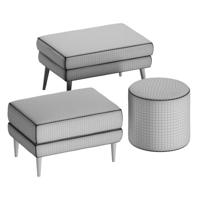 Set of Poufs La Redoute Interieurs — Скачать