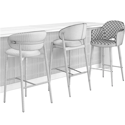 Oleandro , Family Look , Martin. Set of Bar Stool — View 2