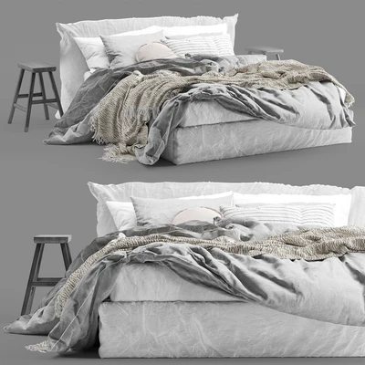 Hale Mercantile Co flax linen bed — Вид 1