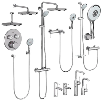 Grohe set 1 | Essence | Euphoria | with adjustable watering can — Ver 6