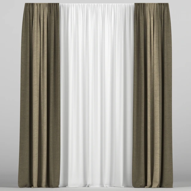 Curtains with tulle — Descargar