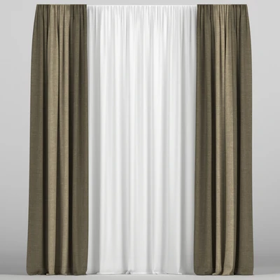 Curtains with tulle — Ver 1