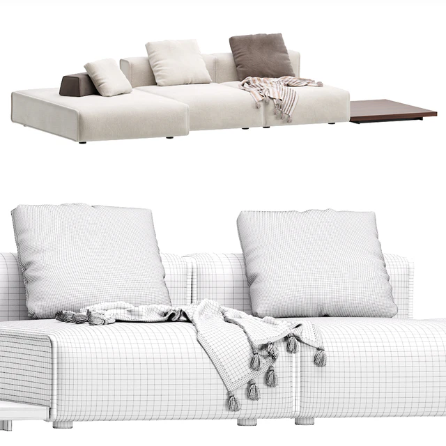 Niveaux Modular Sofa By Lema — Скачать